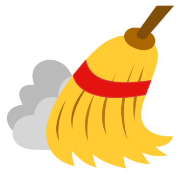 The broom has got to do some cleaning