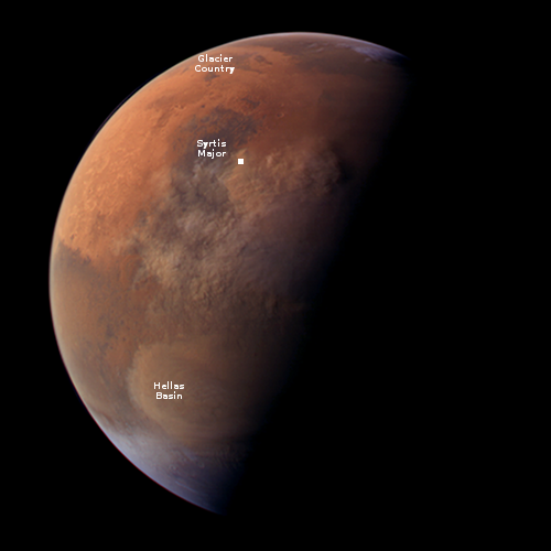 Mars as seen by Al-Amal in January 2022