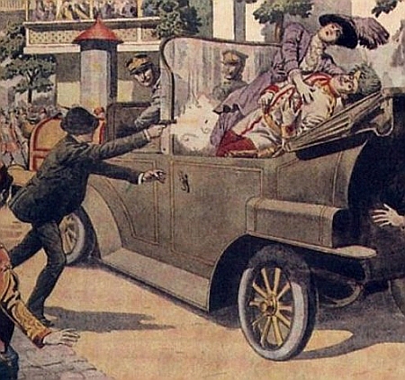 The assassination of the archduke that started WWI