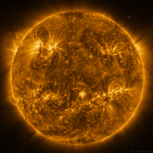 Solar Orbiter's closest image of the Sun, so far
