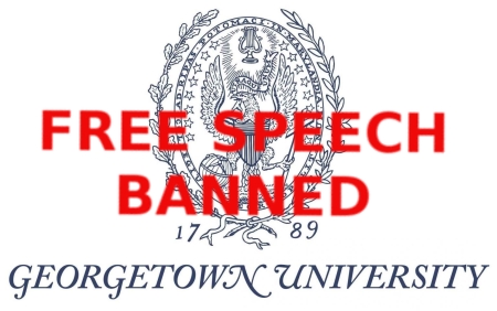 Georgetown University: No free speech allowed