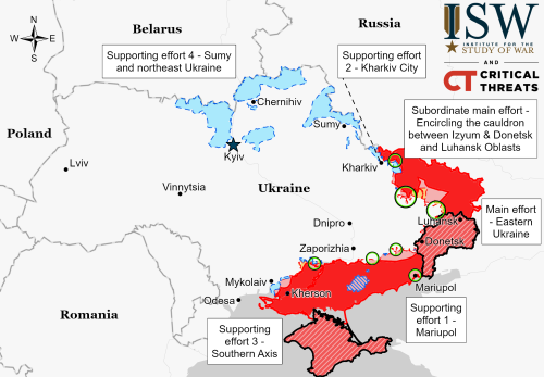 The Ukraine War as of May 5, 2022