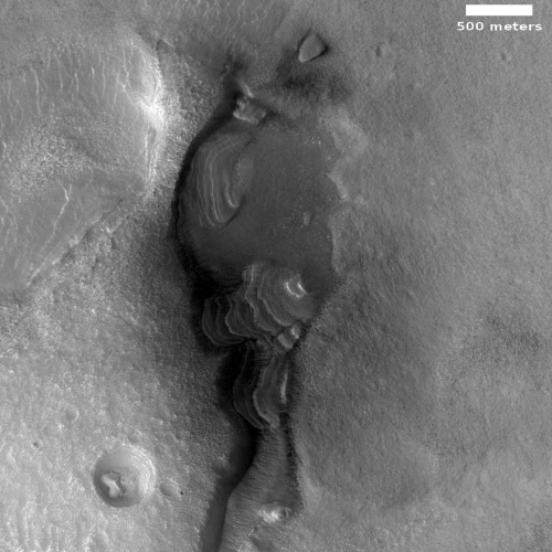 Martian terraces