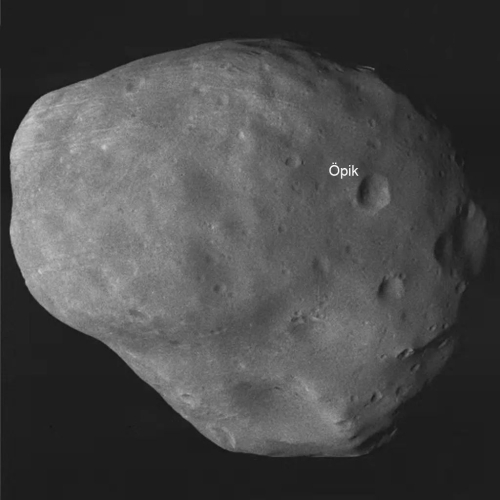 Phobos as seen by Tianwen-1
