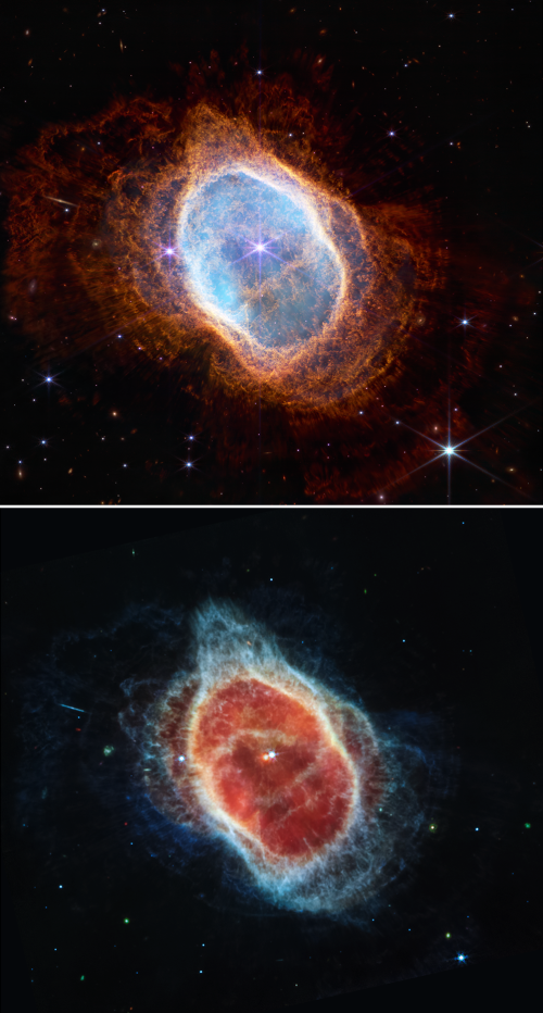 Southern Ring Nebula, as taken by Webb