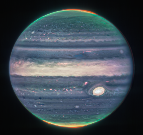 Jupiter as seen in the infrared by Webb