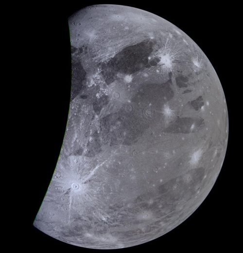 Ganymede as seen by Juno