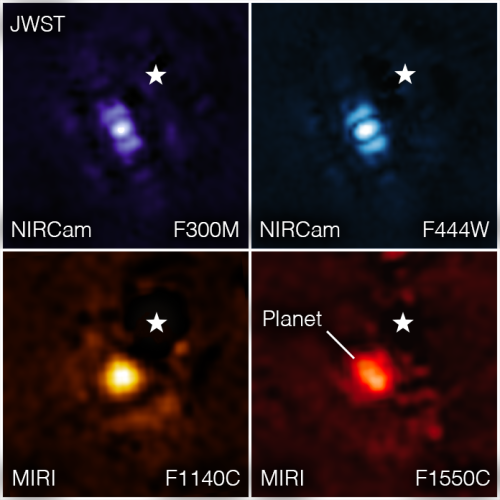 Webb's first infrared images of an exoplanet
