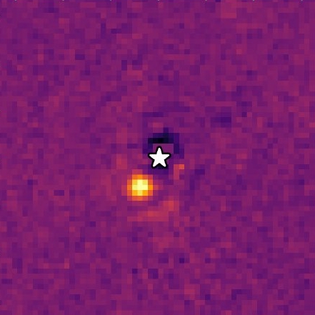Exoplanet as seen in the infrared by Webb