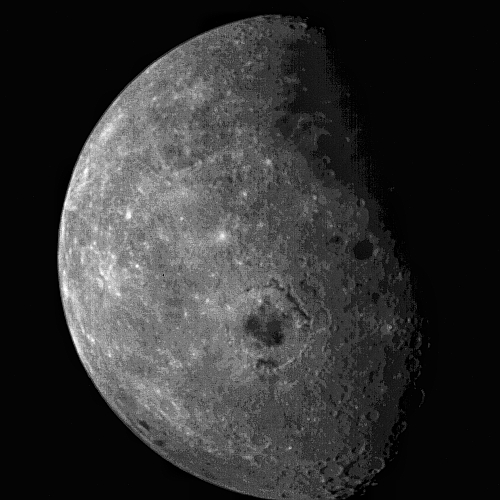 The Moon as seen by ArgoMoon