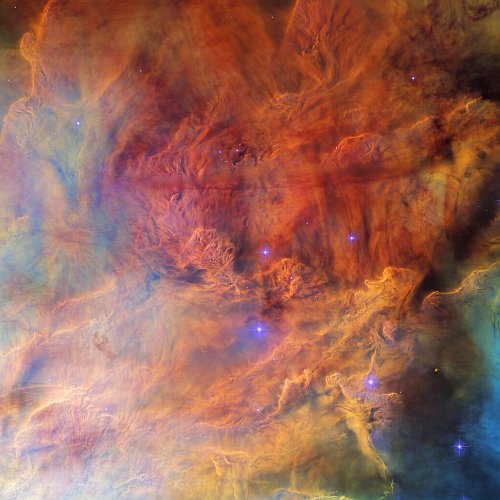 A wall of smoke, as seen by Hubble