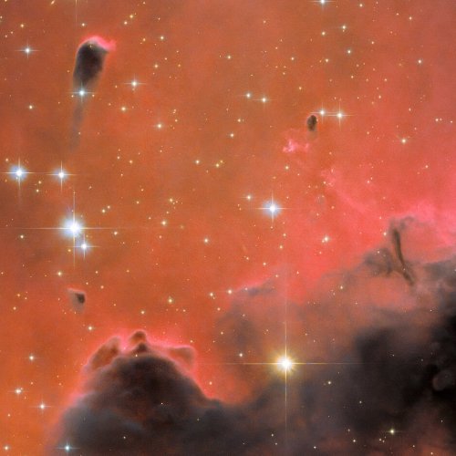 Blobs in space