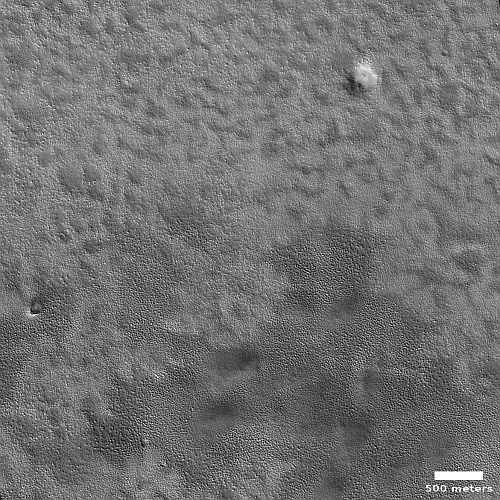 The soft icy Martian northern lowland plains