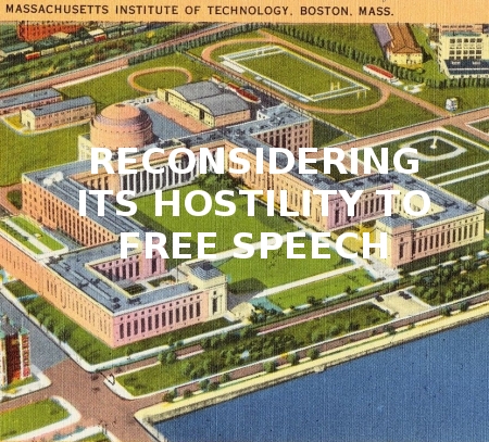 MIT: unsure of its support of free speech