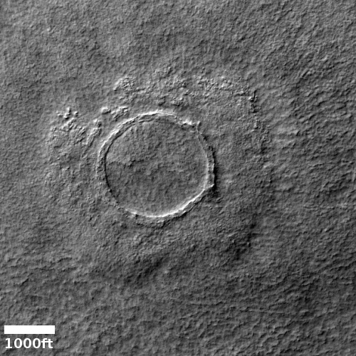 A buried silo on Mars?