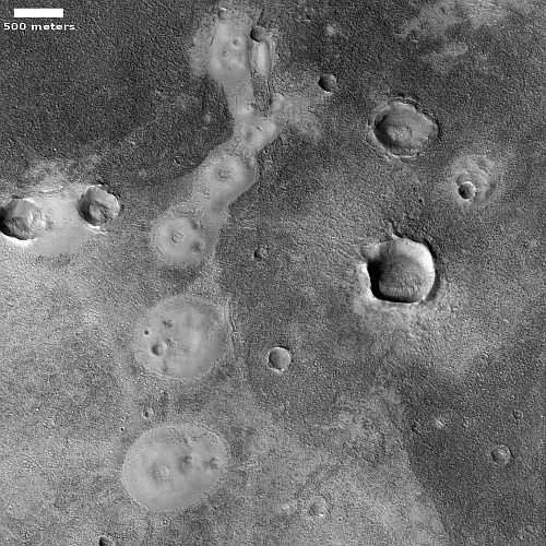 A bubbly cauldron on the surface of Mars
