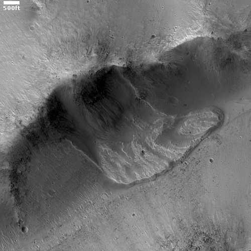 Ancient Martian landslides