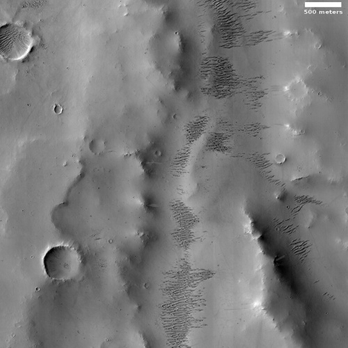 A verde valley on Mars