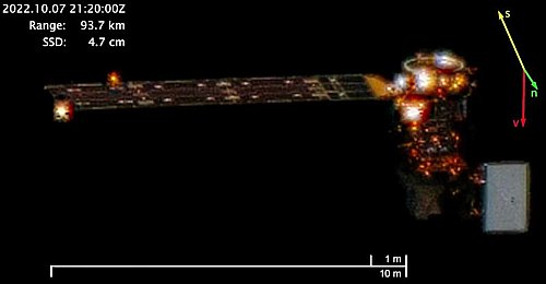 Landsat-8 as seen by Maxar's Worldview-3