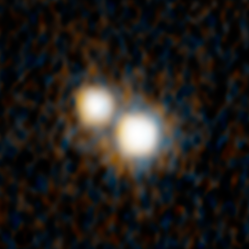 Double quasar as seen by the Hubble Space Telescope