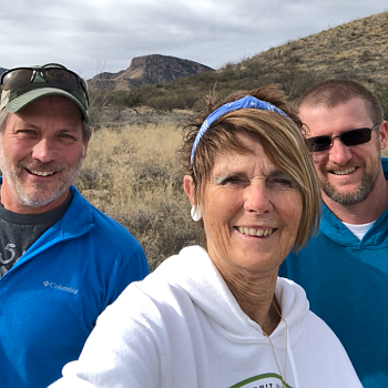 L to R: Kevin Schwieger, founder and president of L5A, Janet Hale, founder of the Tucson chapter, Jeremiah Blackston, L5A Chapters Coach