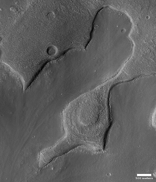 The ice mesas of Mars' glacier country