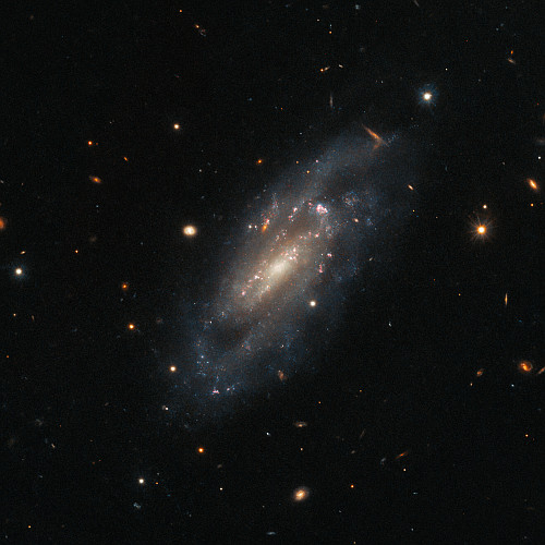 A spiral galaxy as seen by Hubble
