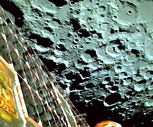 The Moon as seen by Chandrayaan-3