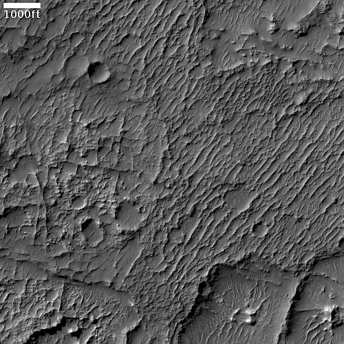 Petrified dunes on Mars?