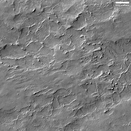 Erosion revealing lava dikes on Mars?