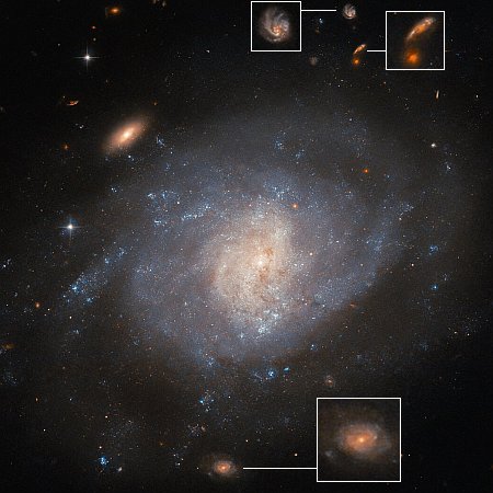 Galaxies within galaxies