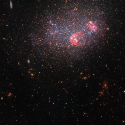 A bubbly dwarf galaxy