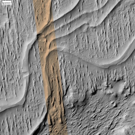 An ancient Martian river system
