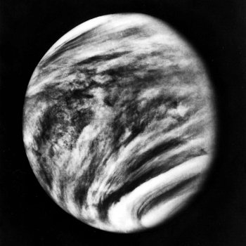Venus as seen in ultraviolet by Mariner 10, February 5, 1974