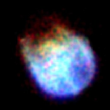 Supernova remnant N132D, as seen in X-rays