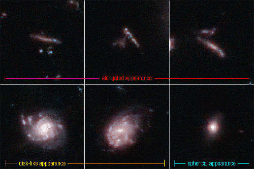 Earth galaxies shapes, as seen by Webb in infrared