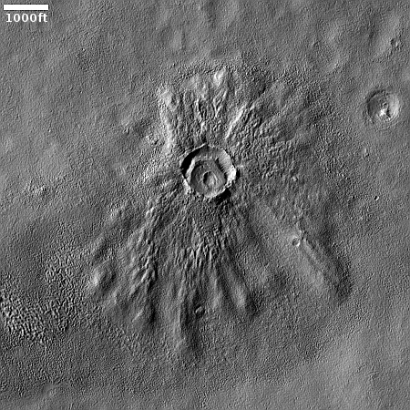 A small Martian volcano?