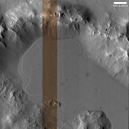 The vast Martian lava fields