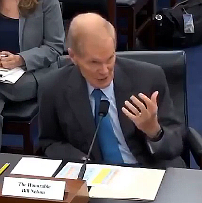 Bill Nelson exhibiting his ignorance to Congress