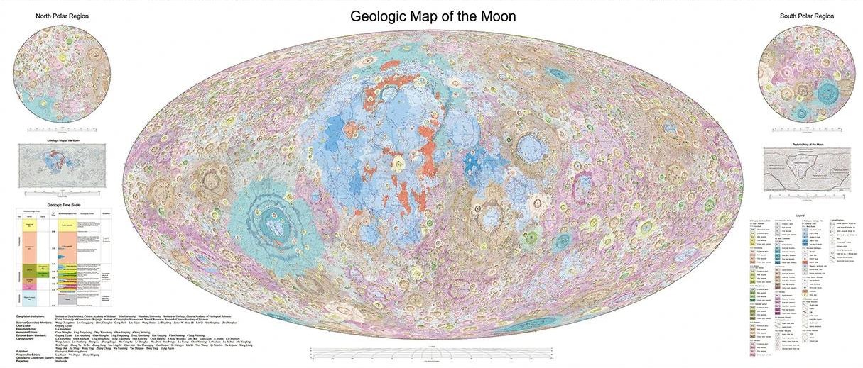China's geologic map of the Moon