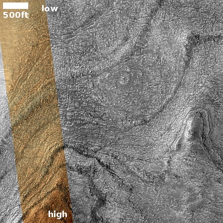 Numerous layers on Mars