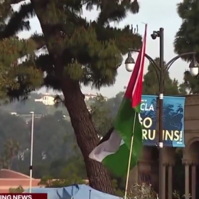 Palestinian flag once again flying at UCLA