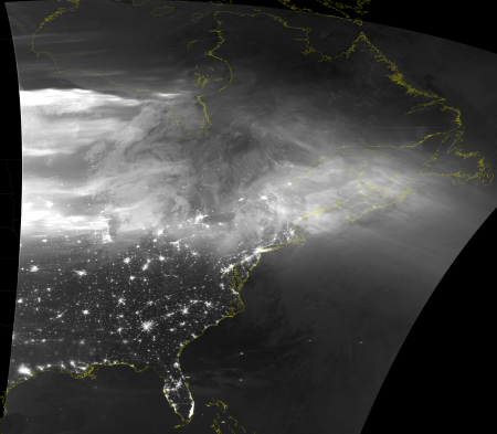 The aurora over the U.S. on May 11, 2024