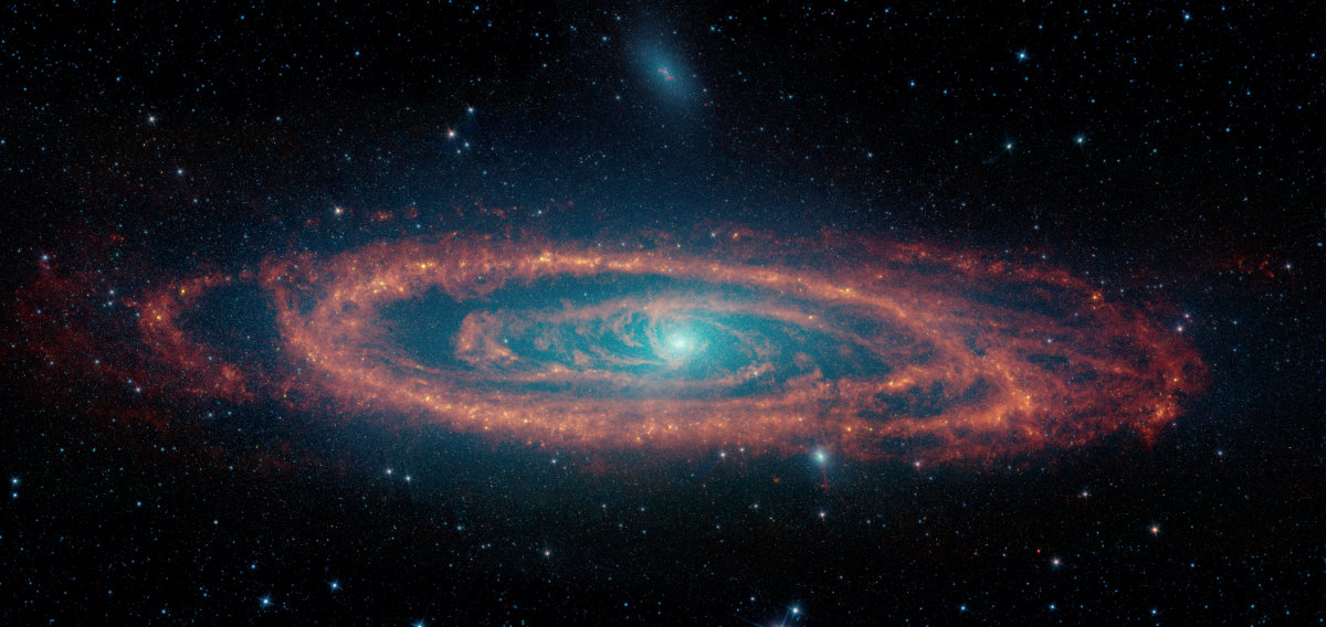 Andromeda in infrared