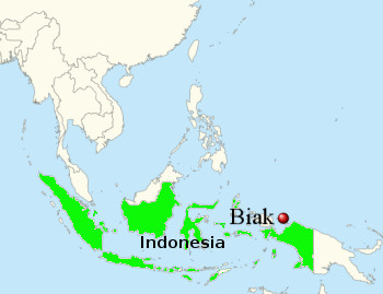 Indonesia proposed spaceport on Baik