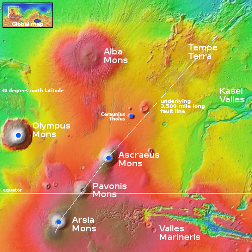 Frost found on four Martian volcanoes