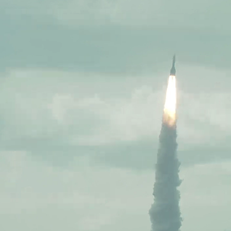 Ariane-6 seconds after liftoff