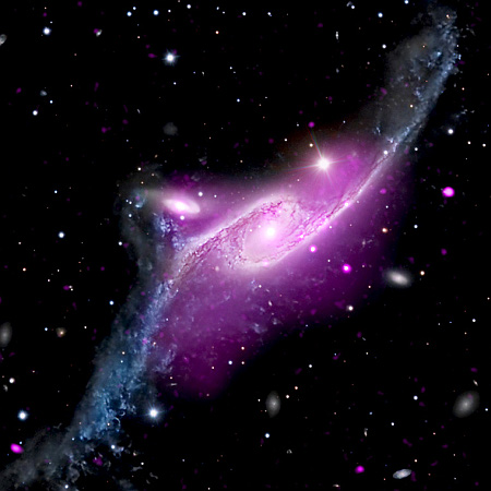 Chandra image of galaxy