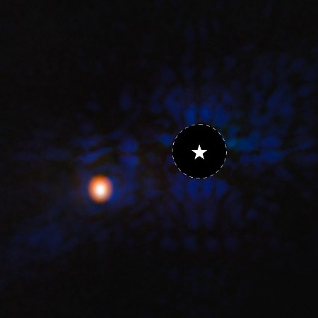 A Jupiter-sized exoplanet imaged by Webb