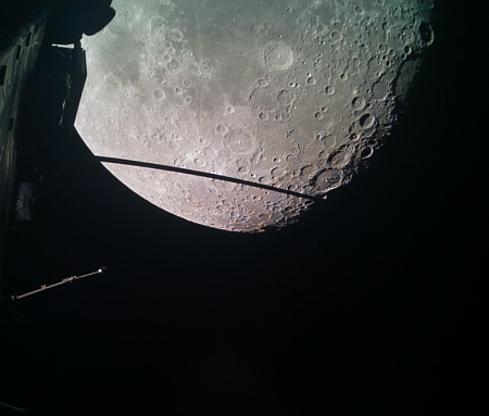 Juice's view of the Moon